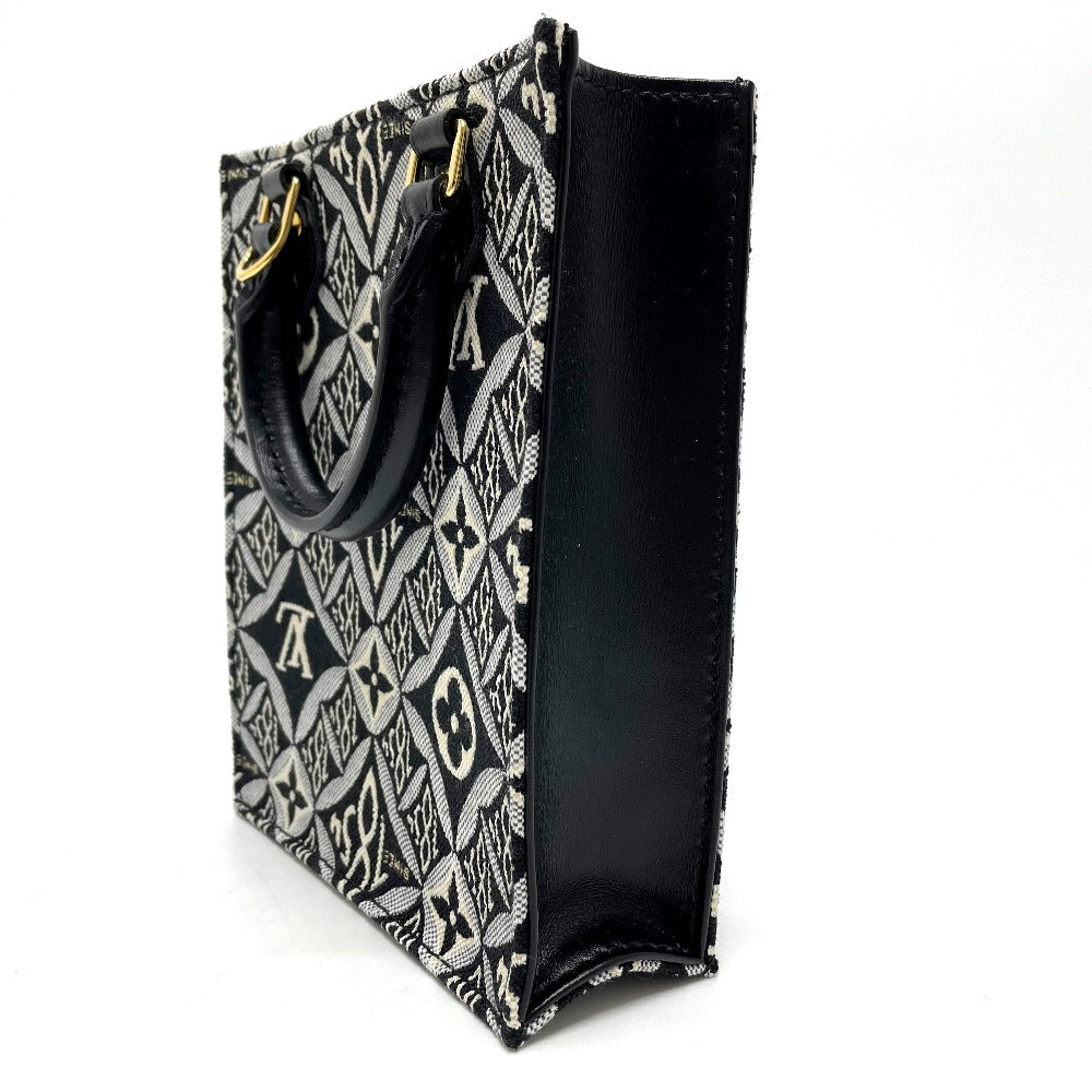 Louis Vuitton M80484 Jacquard x Jaguar SINCE Monogram Black Blue Handbag