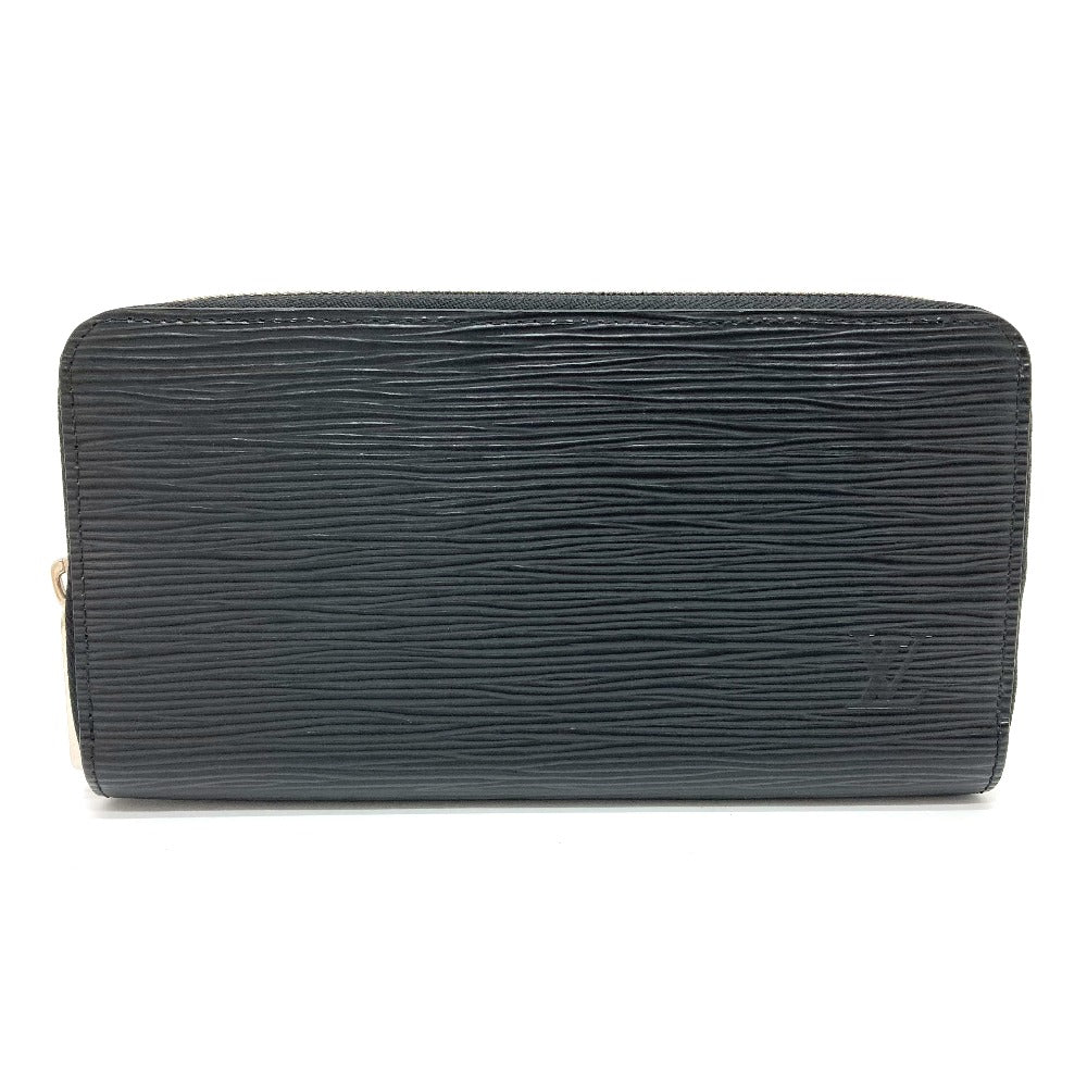 Louis Vuitton Long Purse M64838 Epi Leather Black Wallet Case