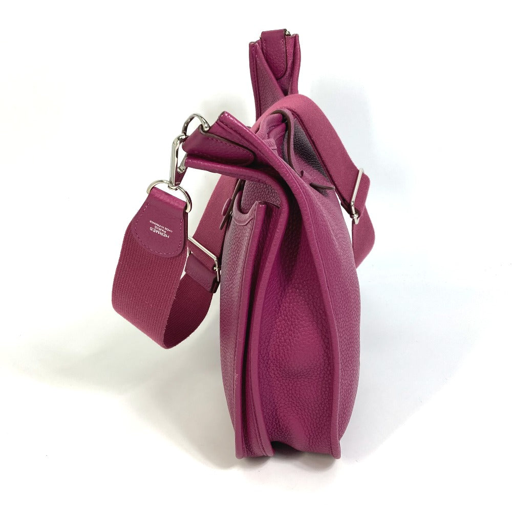 Shoulder Bag Taurillon Clemence Purple Type Evelyn