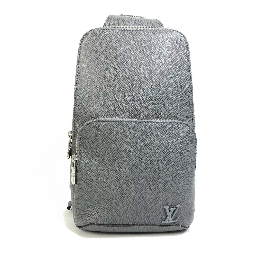 Louis Vuitton M30801 Taiga avenue backpack Leather Gray Shoulder Bag
