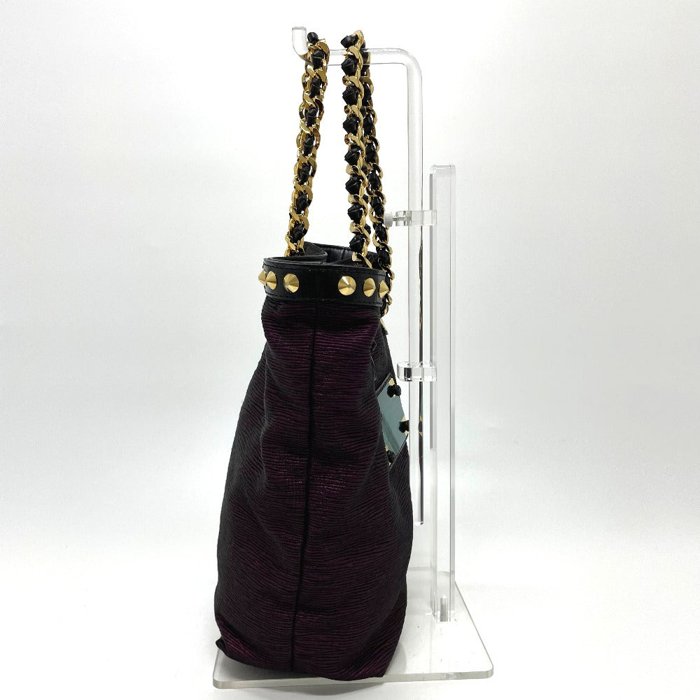 Louis Vuitton Purple Accessories Deburju Neonoe Leather Canvas Black Tote Bag