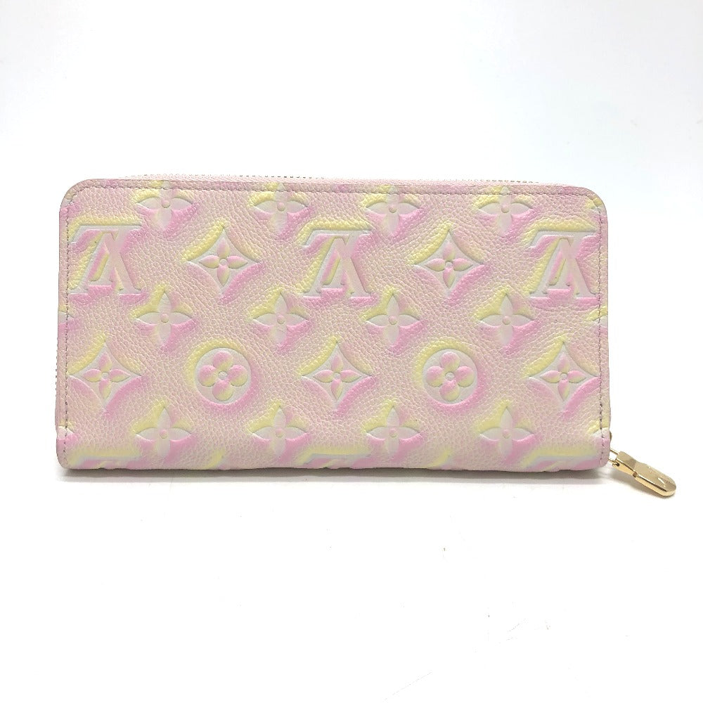 Louis Vuitton Long Purse M81299 Ann Platt Monogram Leather Pink Wallet Case