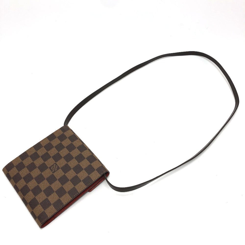 Louis Vuitton N62935 Damier CD DVD Canvas Brown Shoulder Bag