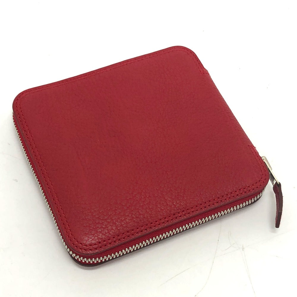 Hermes Tote Bag Buffel Skipper Silk Silky Pop Handbag Red