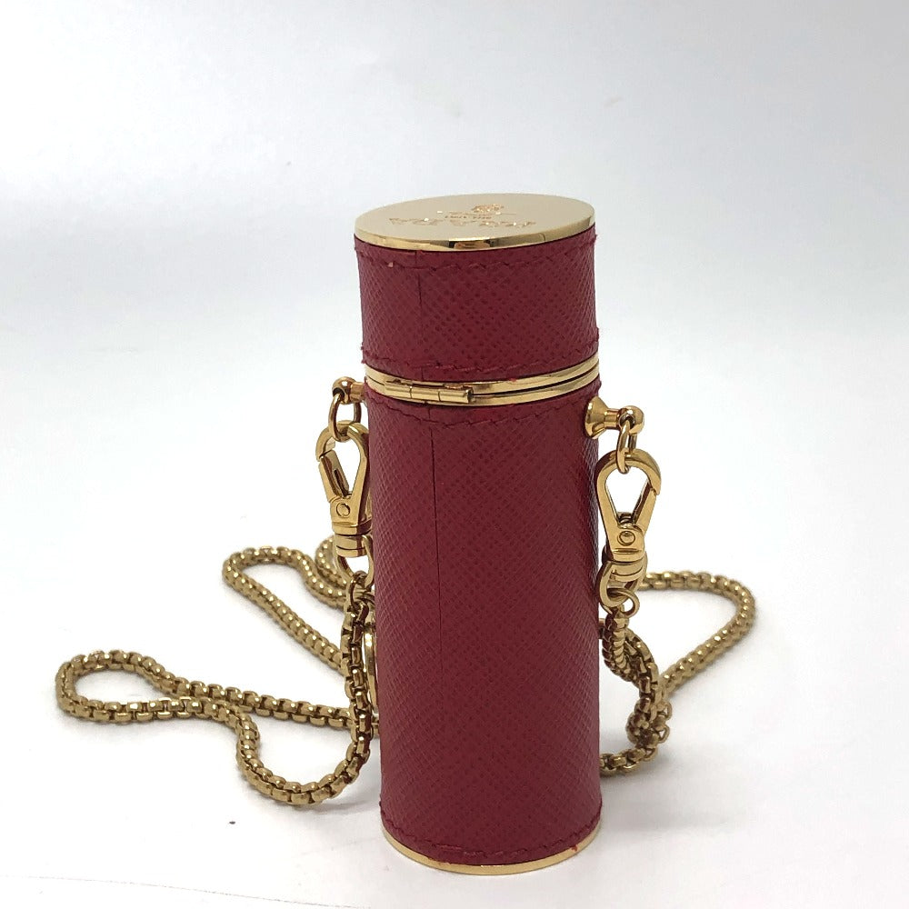 Accessory Case Saffiano Lip Case Women Handbag Leather Red Travel Bag
