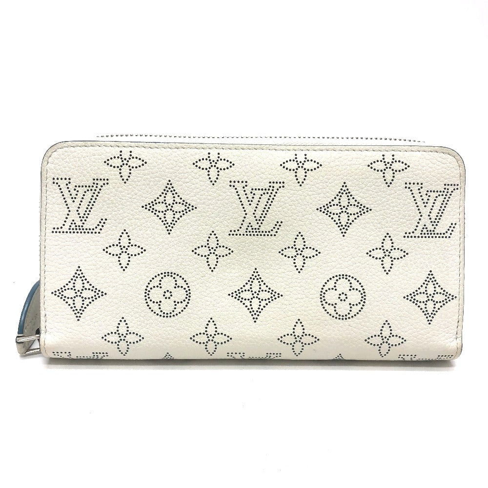 Louis Vuitton Long Purse M69215 Mahina Monogram White Wallet Case