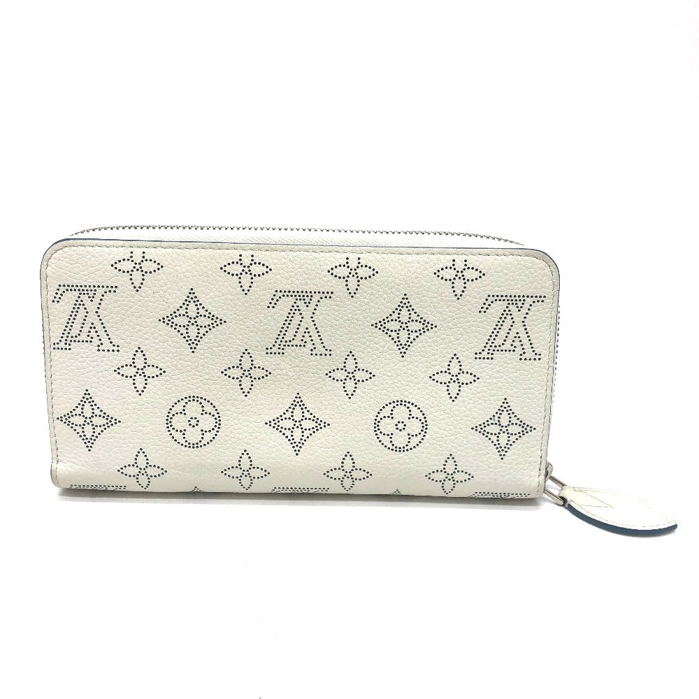 Louis Vuitton Long Purse M69215 Mahina Monogram White Wallet Case