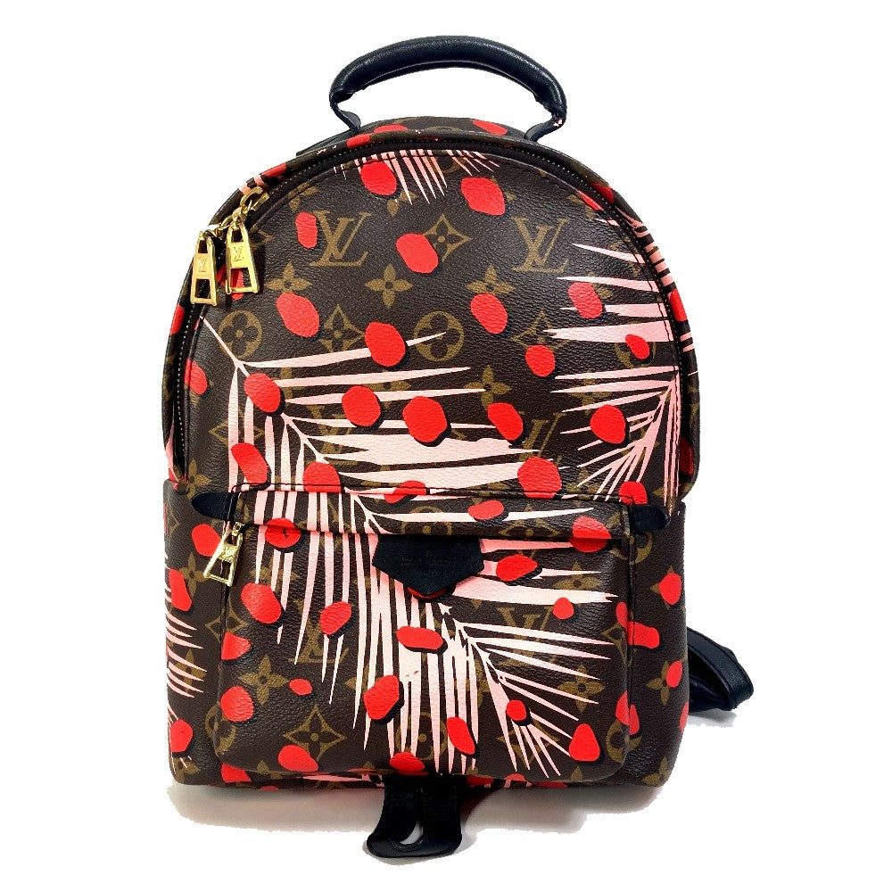 Louis Vuitton Backpack M41981 x Pink x Monogram Canvas Brown Red Jewelry