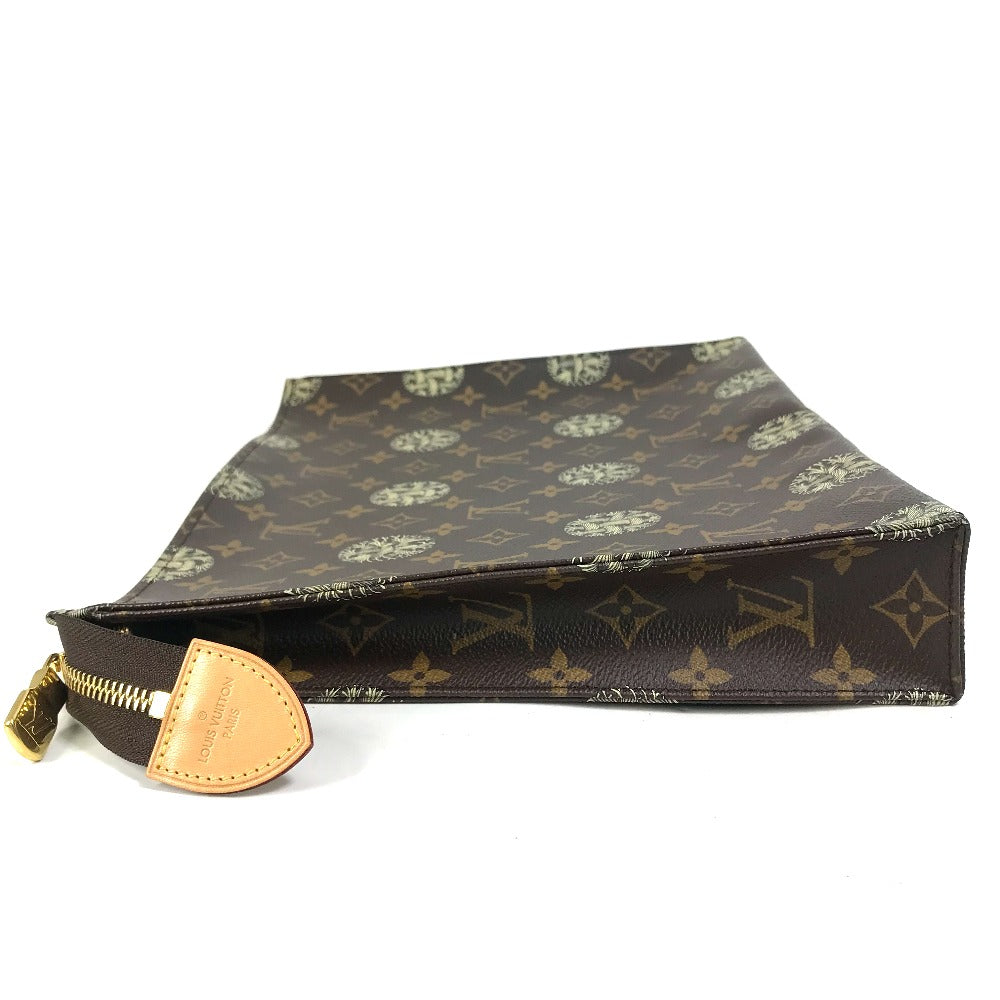 Louis Vuitton M41513 Christopher Nemeth Rope Pochette Monogram Canvas Brown Clutch Bag