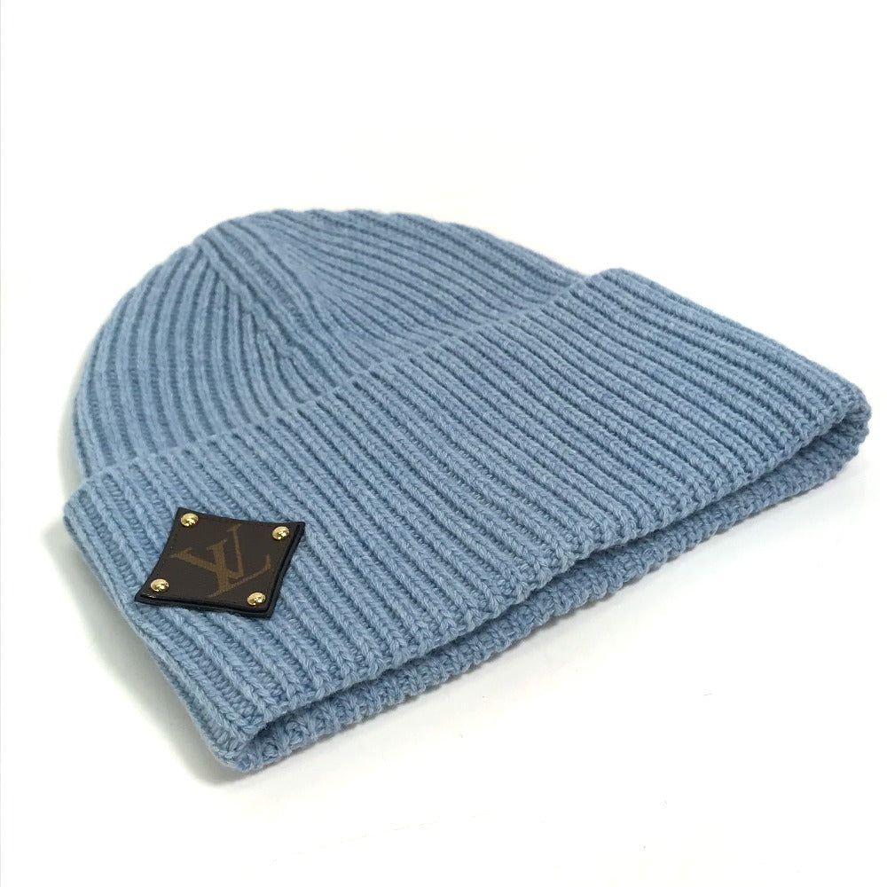 Louis Vuitton Knit M76710 Bonnet Monogram Wool Blue Apparel