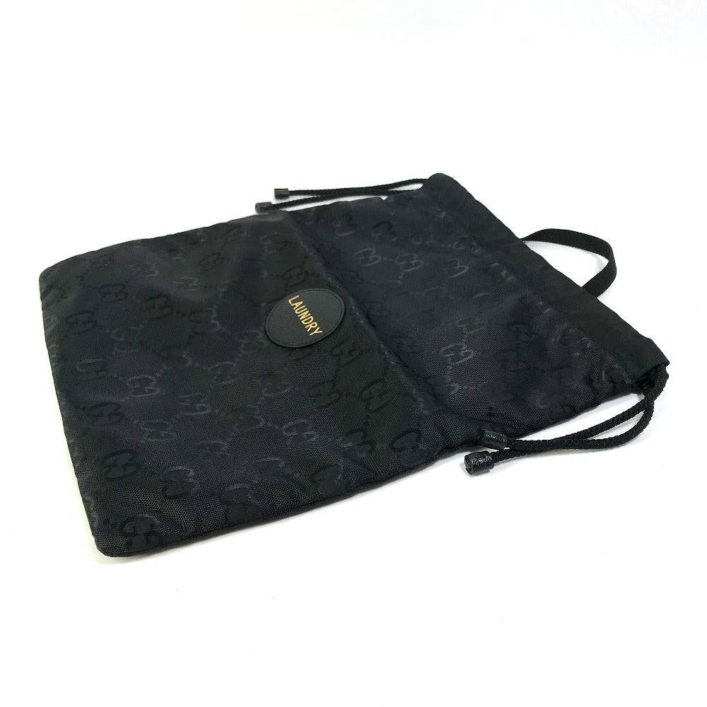 Gucci GG laundry Nylon Black Travel Bag