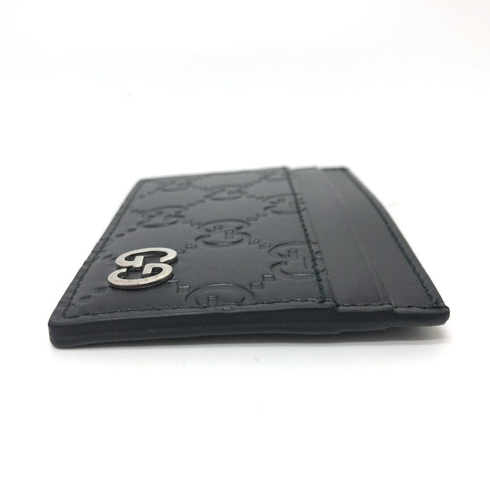 Gucci Sima Leather Black Wallet Case
