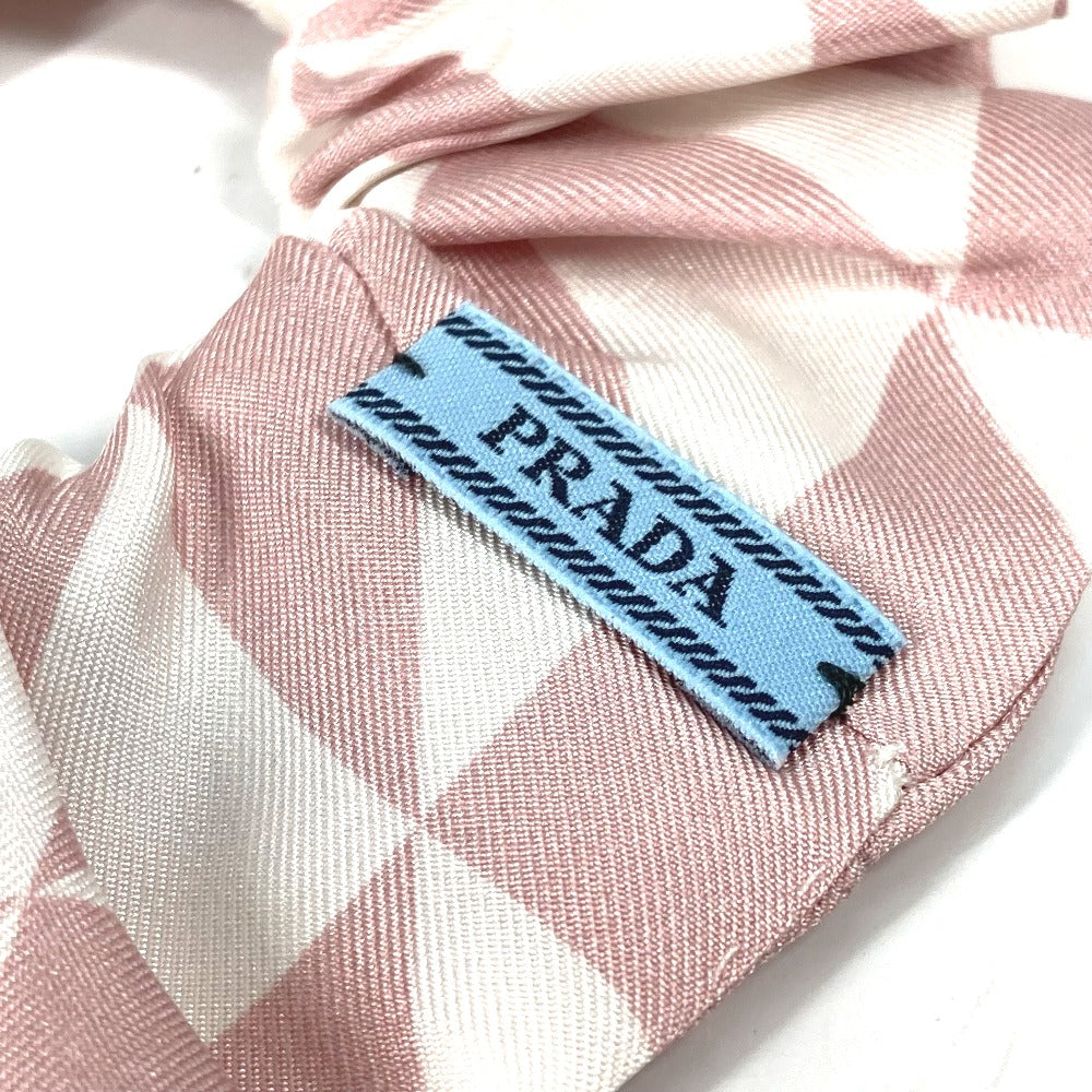 Hair Accessory Silk Triangle Plate Hair Rubber Pink Logo Travel Bag