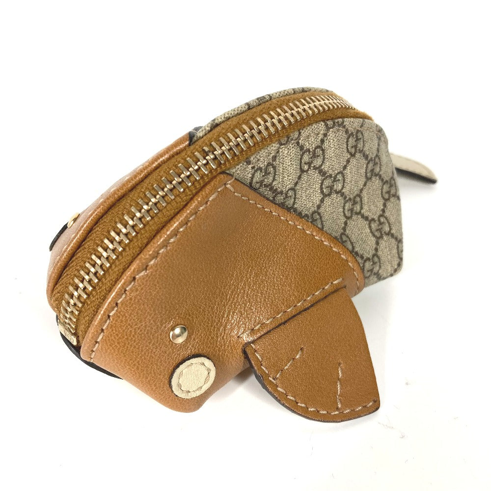 Gucci Coin PVC GG plus whale Leather Beige Accessory