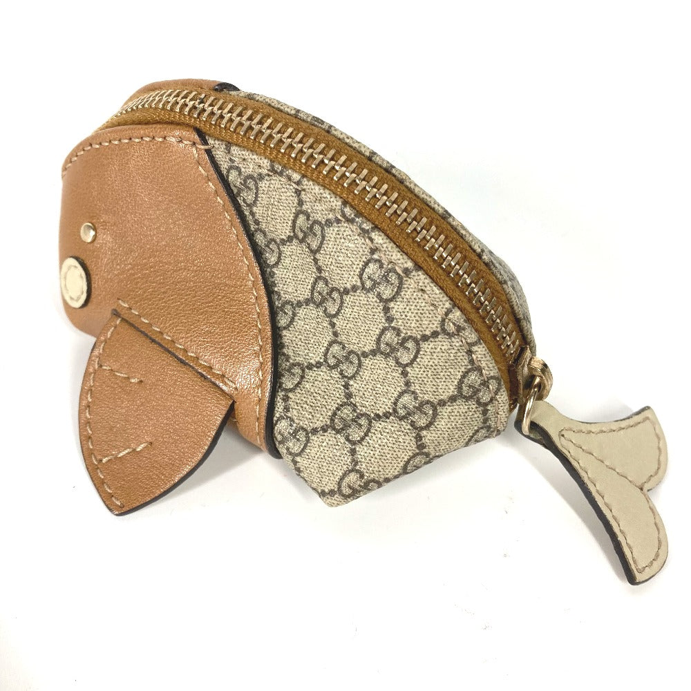 Gucci Coin PVC GG plus whale Leather Beige Accessory