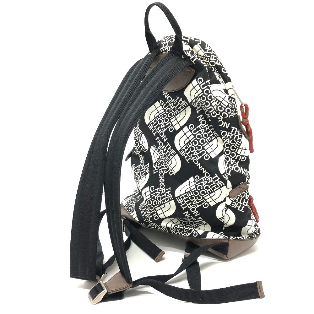 Gucci Backpack x GUCCIxTHE NORTH FACE Leather Nylon Black White