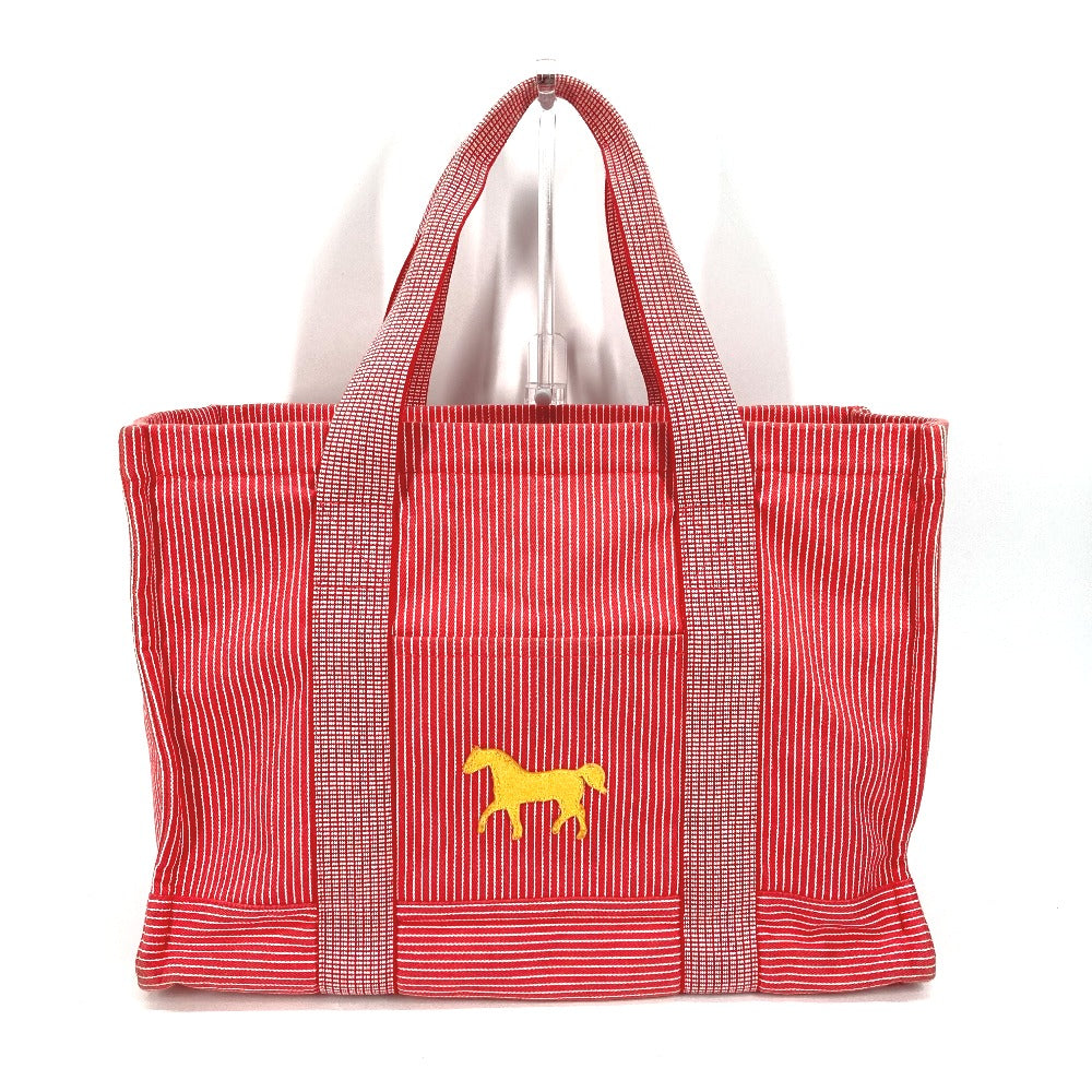 Tote Bag Mothers Bag Caval Horse Cheval Canvas Red