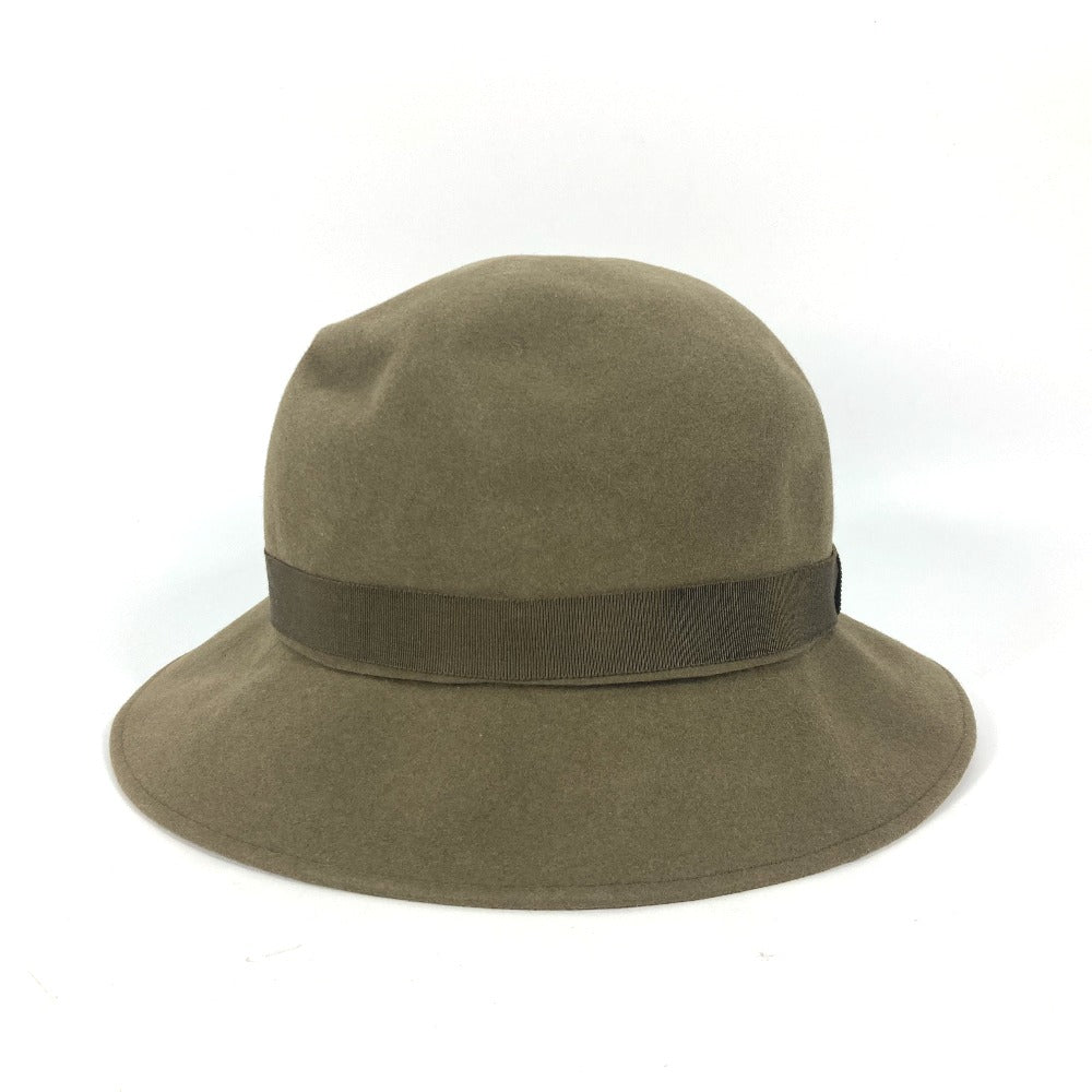 Chanel hat felt khaki 57