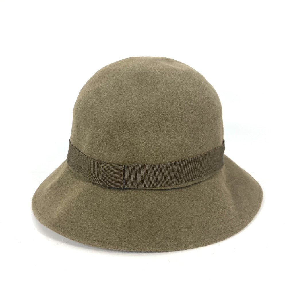 Chanel hat felt khaki 57