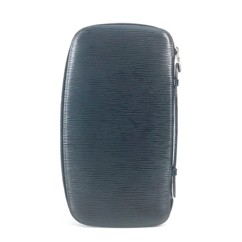 Louis Vuitton Long Purse M63042 Epi Leather Black Wallet Case