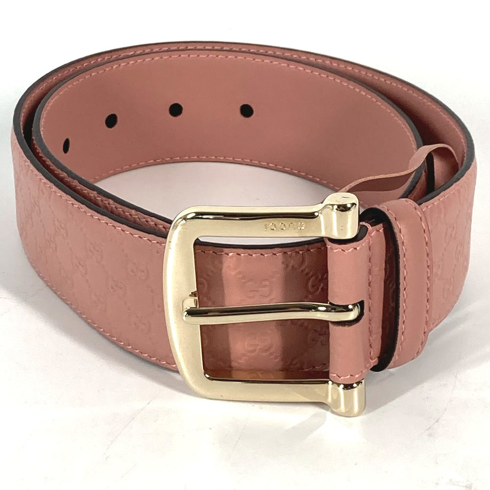 Gucci Micro Shima GG 70 Leather Pink Belt