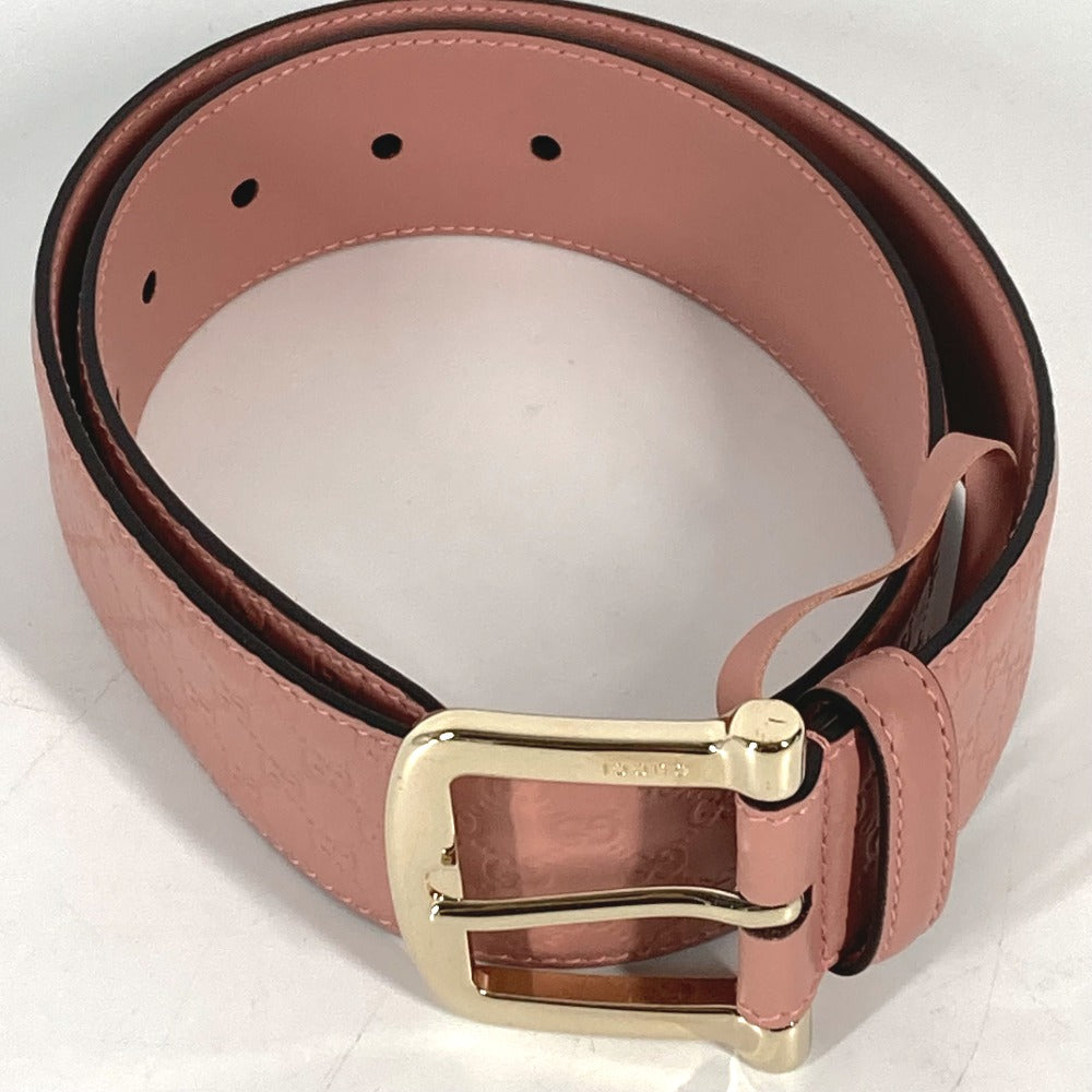 Gucci Micro Shima GG 70 Leather Pink Belt