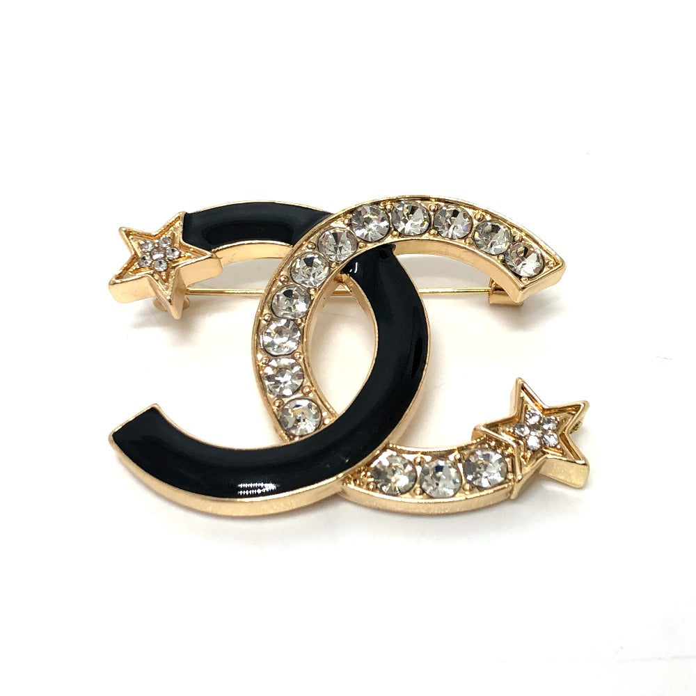 Chanel Brooch ne Gold Handbag