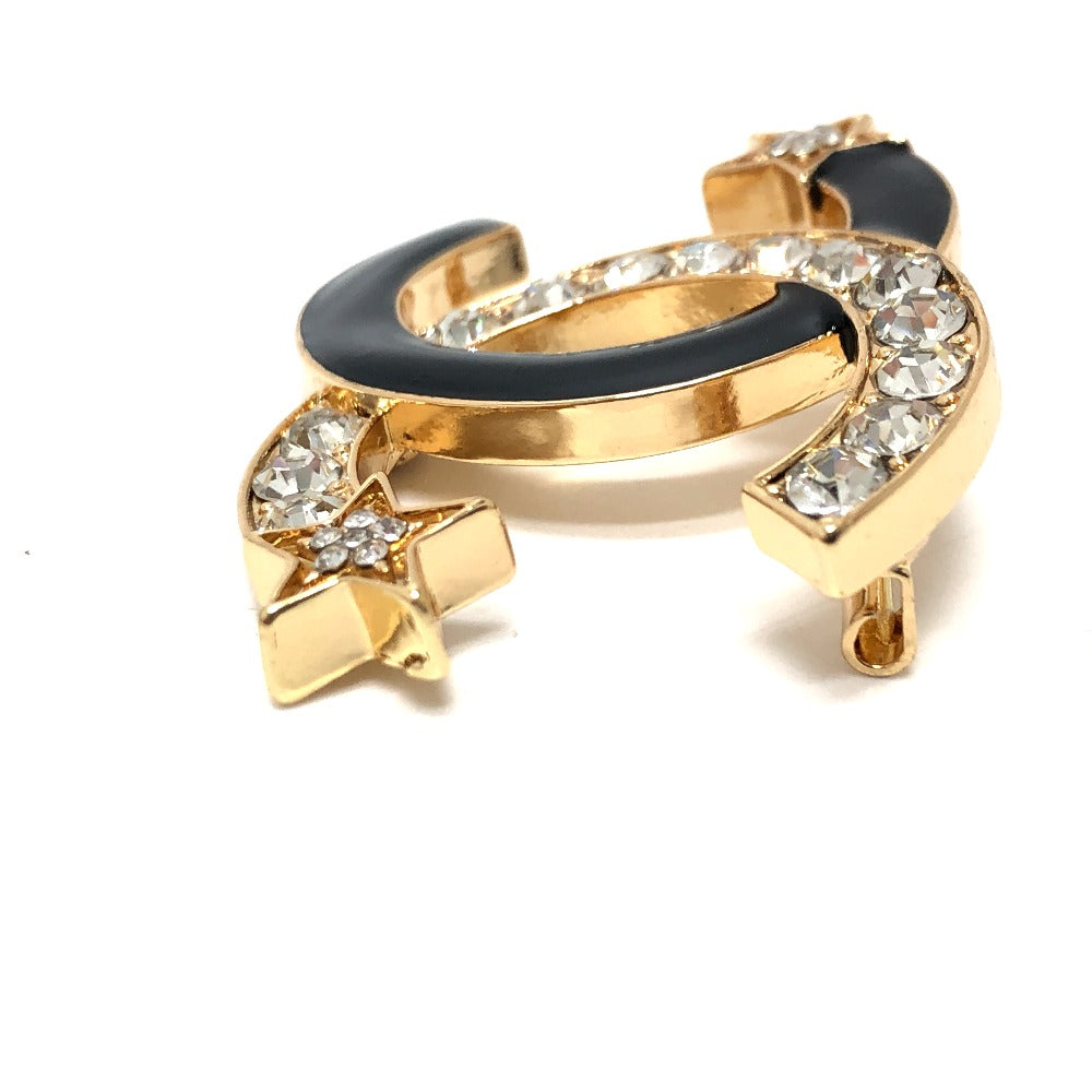 Chanel Brooch ne Gold Handbag