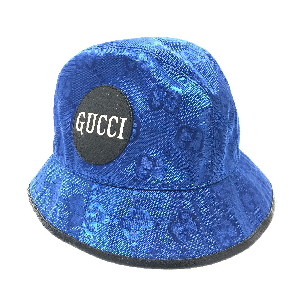 Gucci Off Grid L Nylon Blue Hat