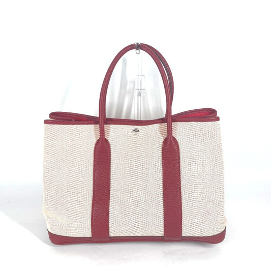 Tote Bag Toile H, Negonda Type Shoulder Red Shoulder Bag