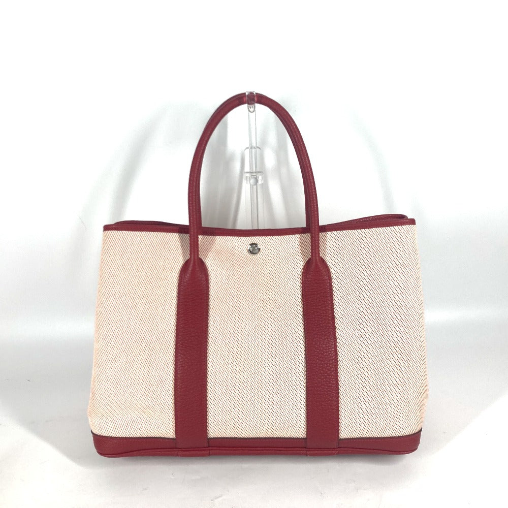 Tote Bag Toile H, Negonda Type Shoulder Red Shoulder Bag