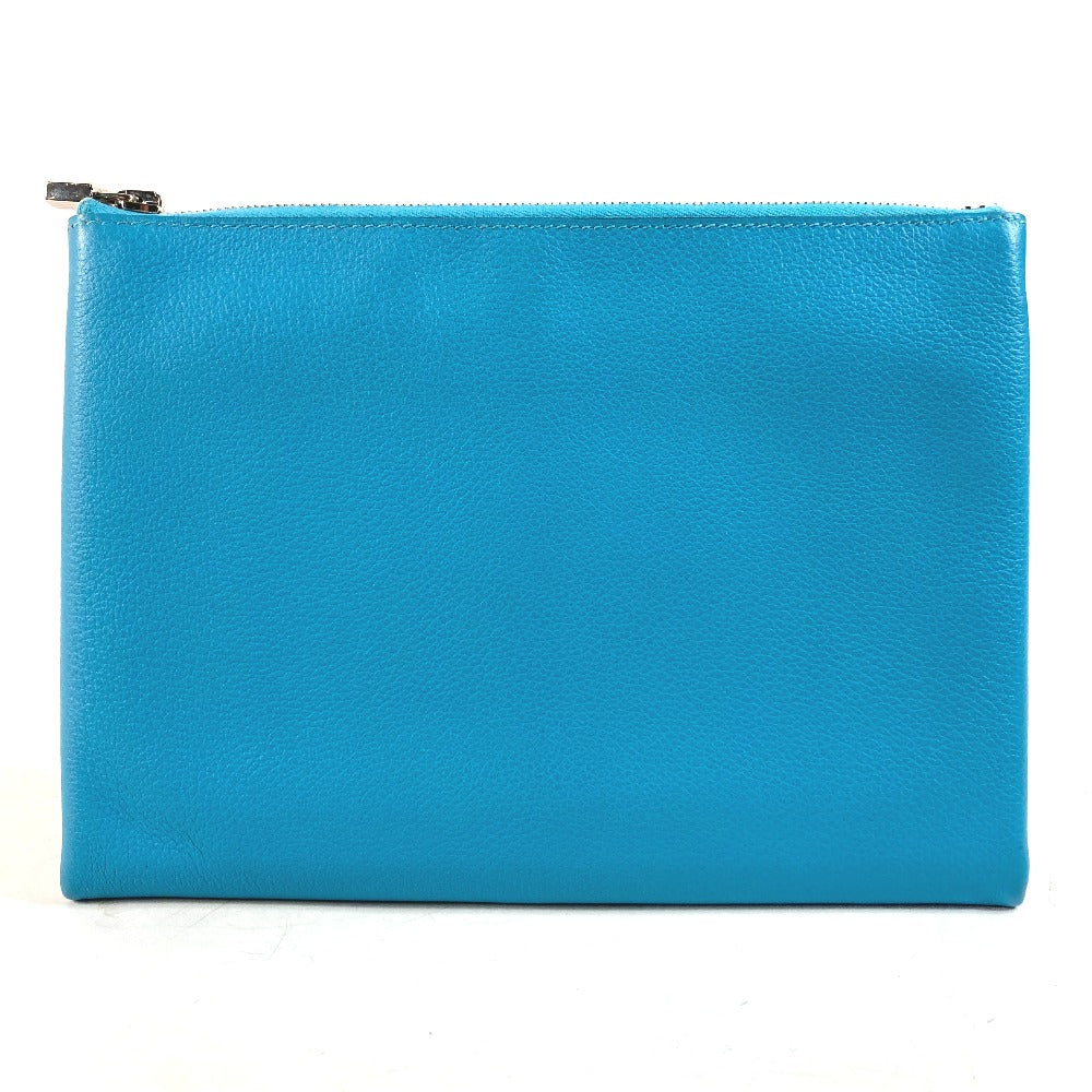 Pouch Evercolor Flat Atto Gm Handbag Blue Shoes