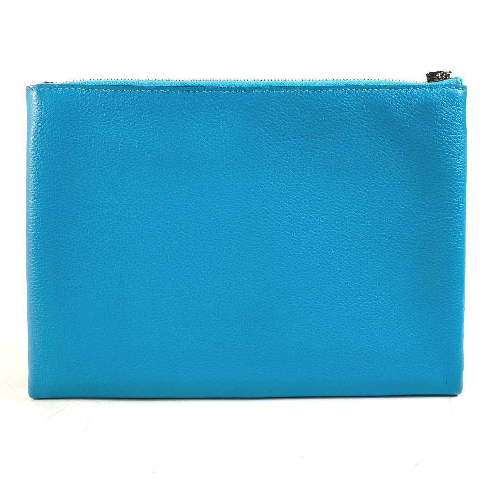 Pouch Evercolor Flat Atto Gm Handbag Blue Shoes
