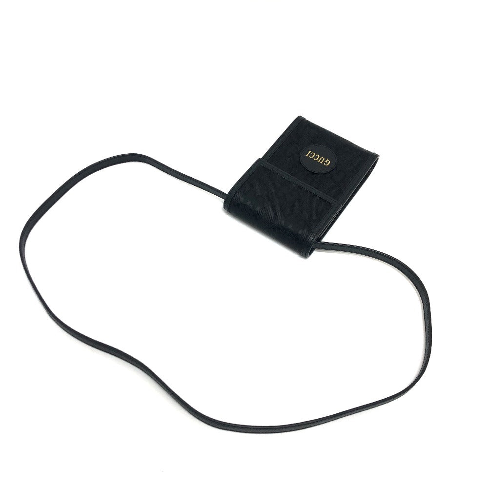 Gucci GG Off Grid Leather Canvas Black Shoulder Bag