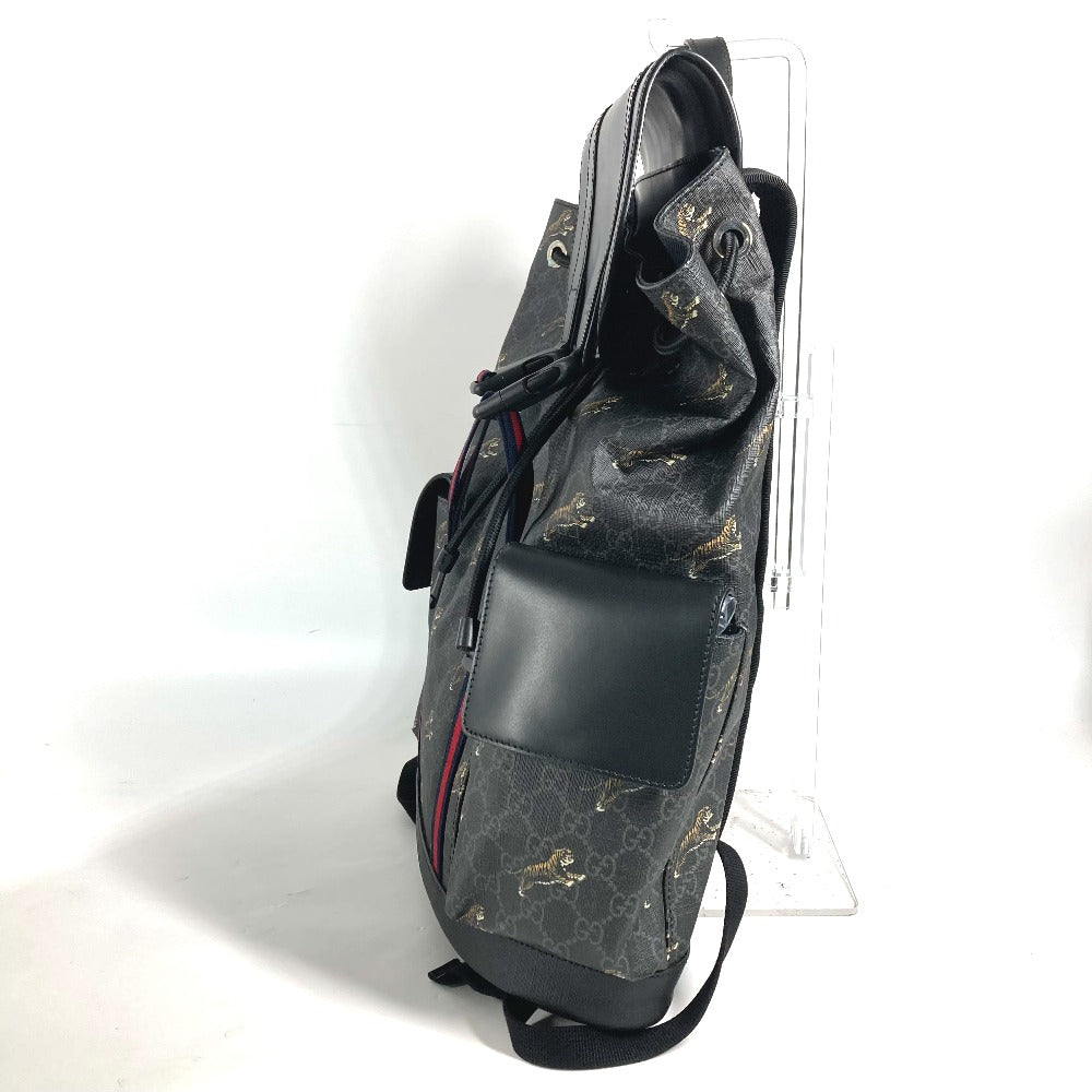 Gucci Backpack GG Supreme GG Supreme Canvas Black E 1