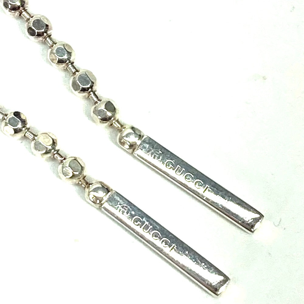 Gucci E 11 Silver Chain Logo Jewelry
