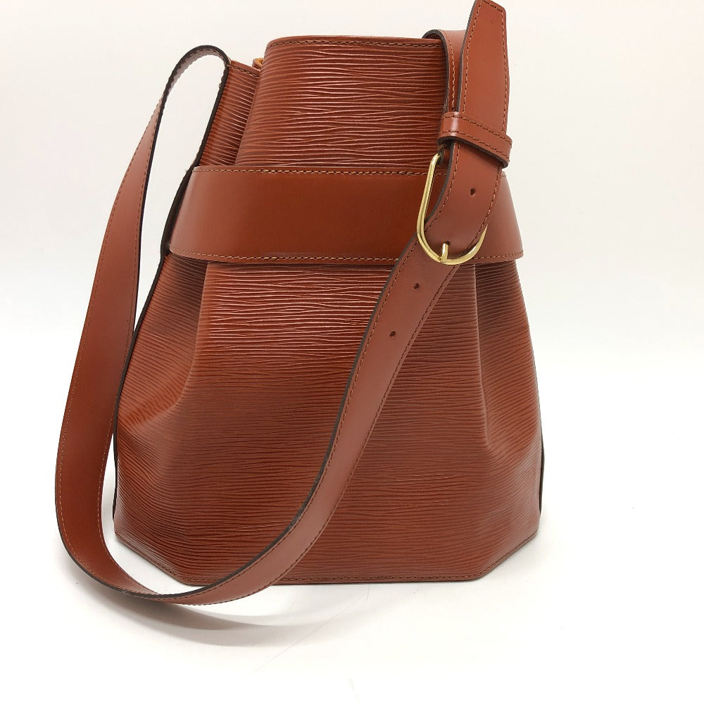 Louis Vuitton M80193 Epi Sac DePaul Leather Brown Shoulder Bag