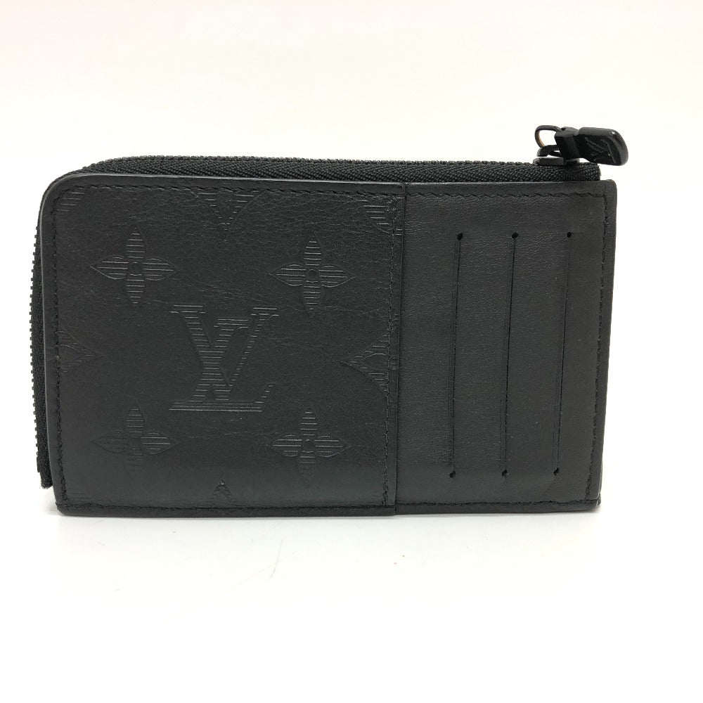 Louis Vuitton Coin M81526 shadow Hybrid Monogram Leather Black Handbag