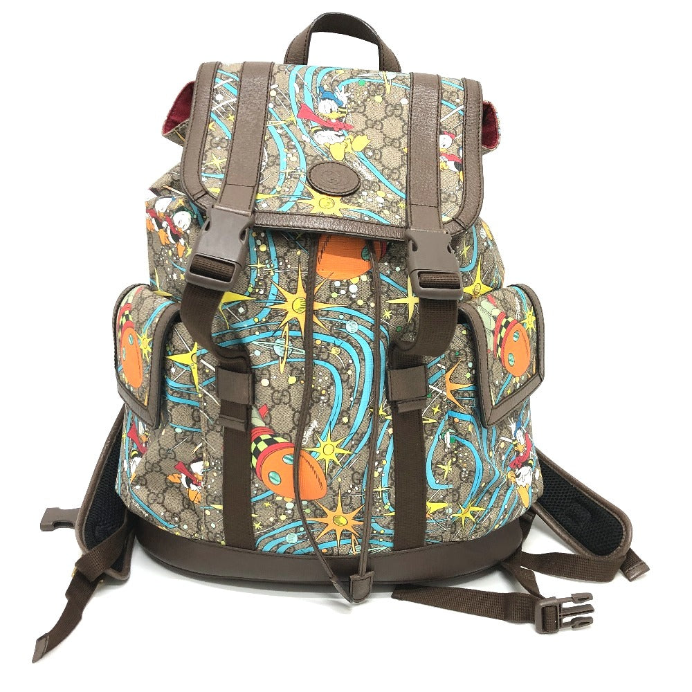 Gucci Backpack GG Supreme x Canvas Brown Beige