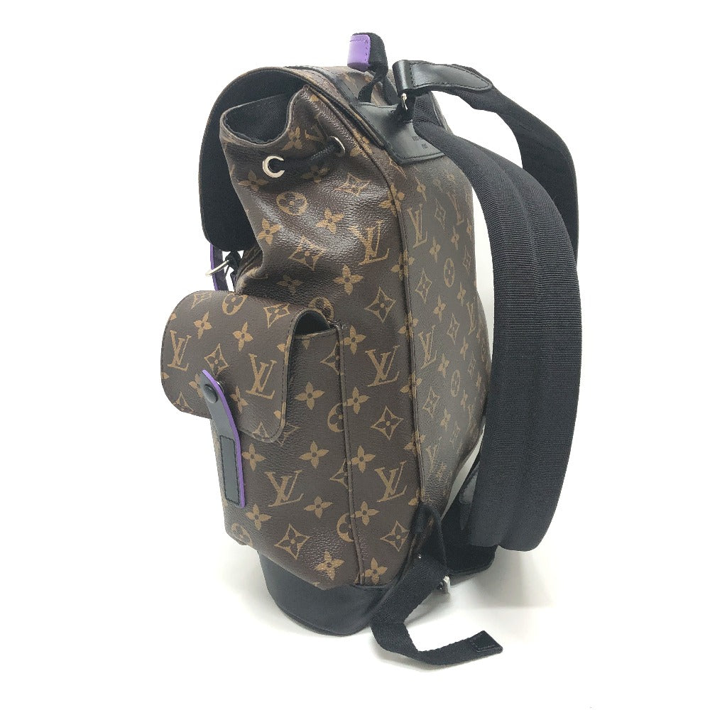 Louis Vuitton Backpack M46247 purple macacer Christopher Monogram Canvas