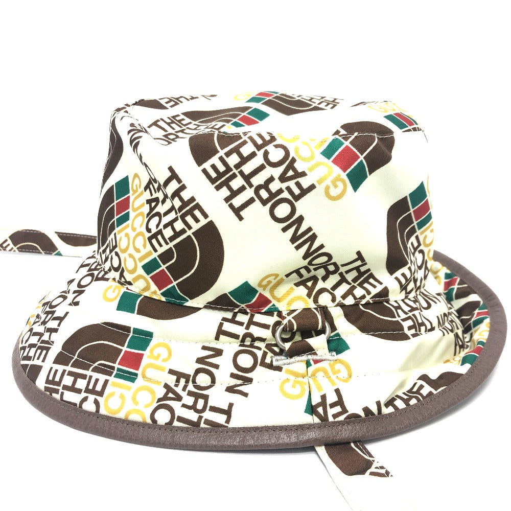Gucci x Reversible NORTH FACE North Nylon White Blue Logo Hat