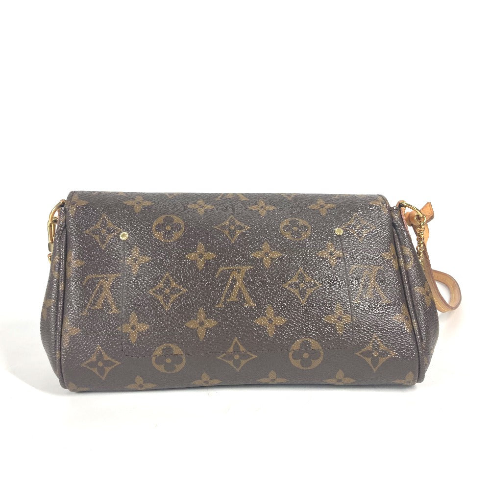 Louis Vuitton M40717 Favorit PM Monogram Canvas Brown Shoulder Bag
