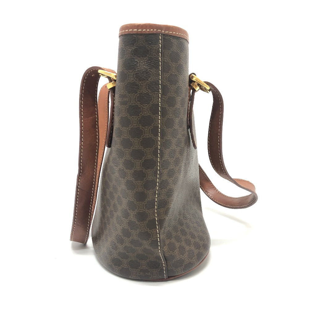 Tote Bag Pvc Macadam Type Women Leather Brown