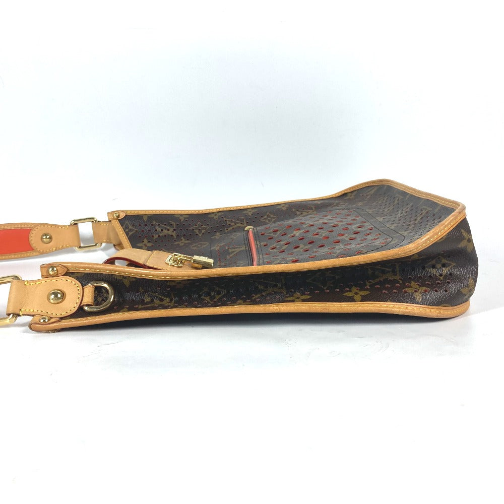 Louis Vuitton M95174 x Perfo Punching M Monogram Canvas Brown Orange Shoulder Bag