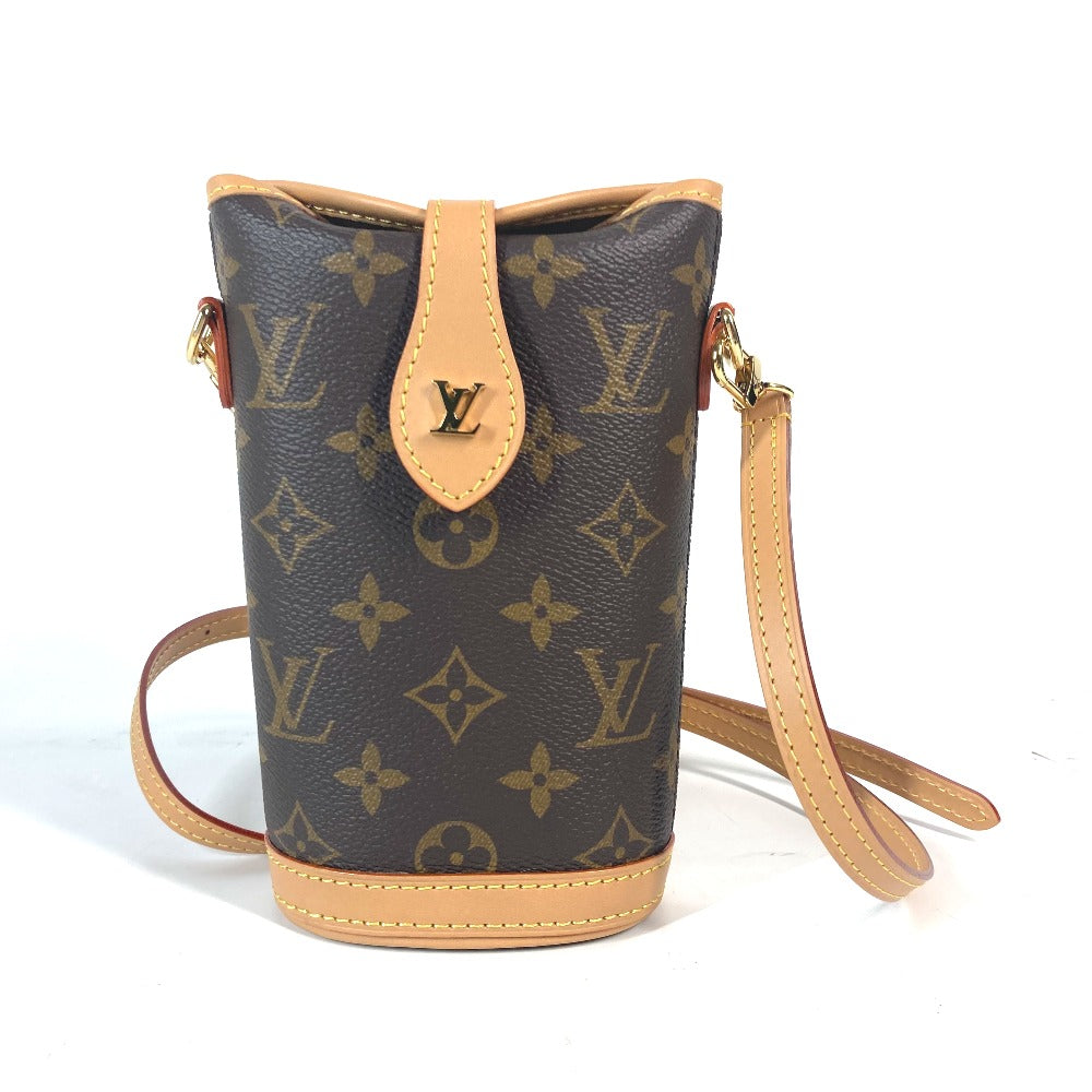 Louis Vuitton M80874 fold me pouch Monogram Canvas Brown Shoulder Bag