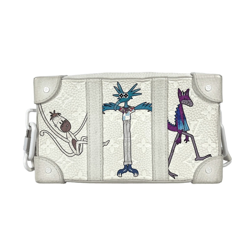 Louis Vuitton M80146 Taurillon Clemence Friends Soft Monogram Leather White Shoulder Bag