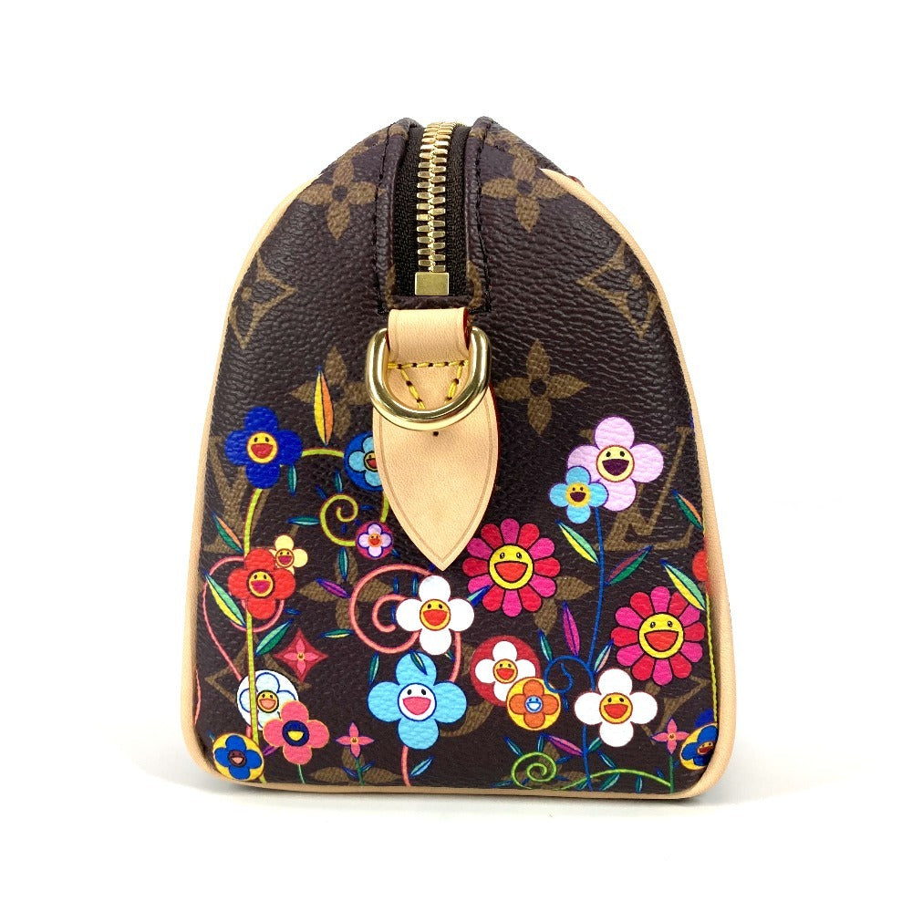 Louis Vuitton M14175 x TM Takashi Murakami Monogram Canvas Brown Speedy Handbag
