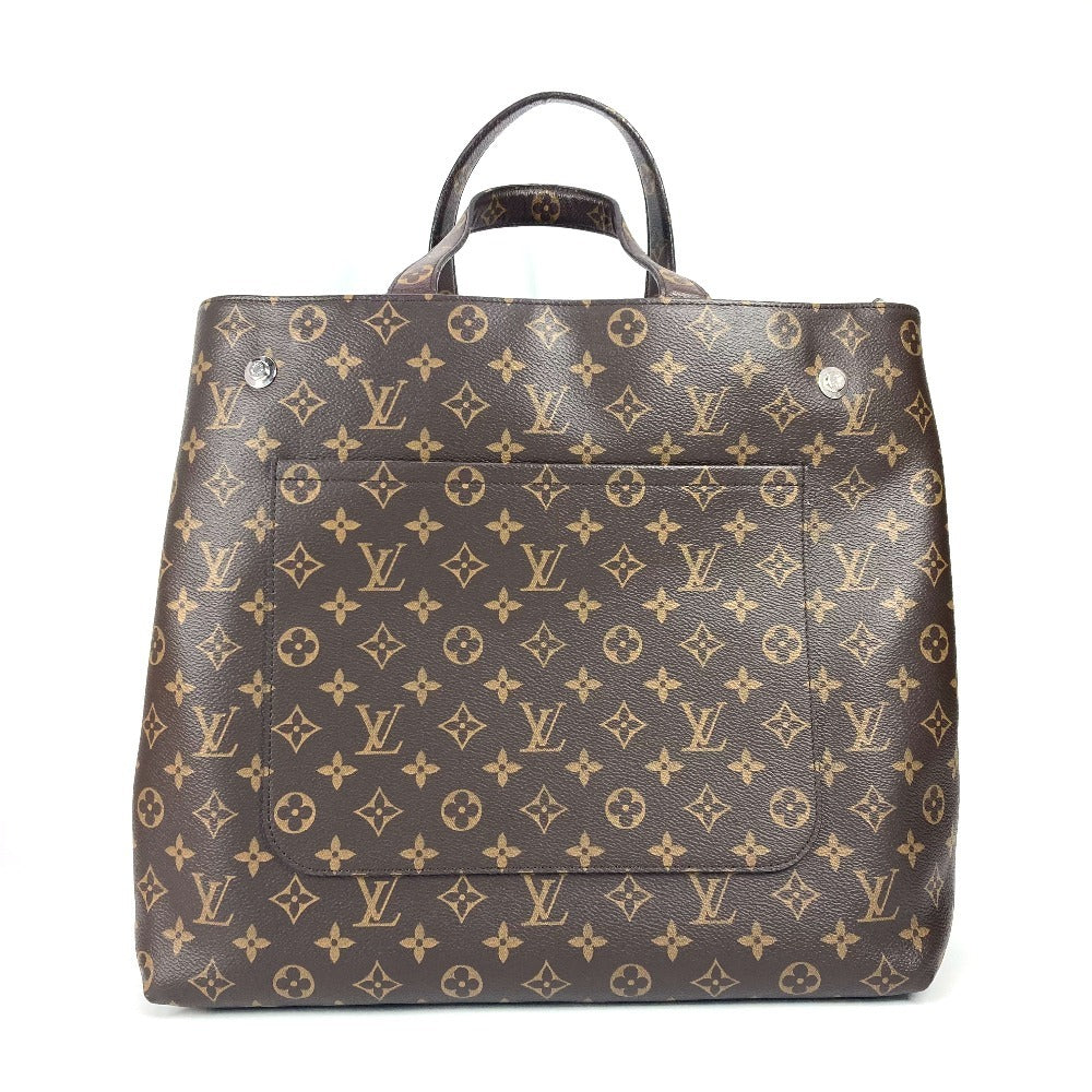 Louis Vuitton M50145 Taurillon Clemence Cuir EW Monogram Leather Canvas Brown Shoulder Bag