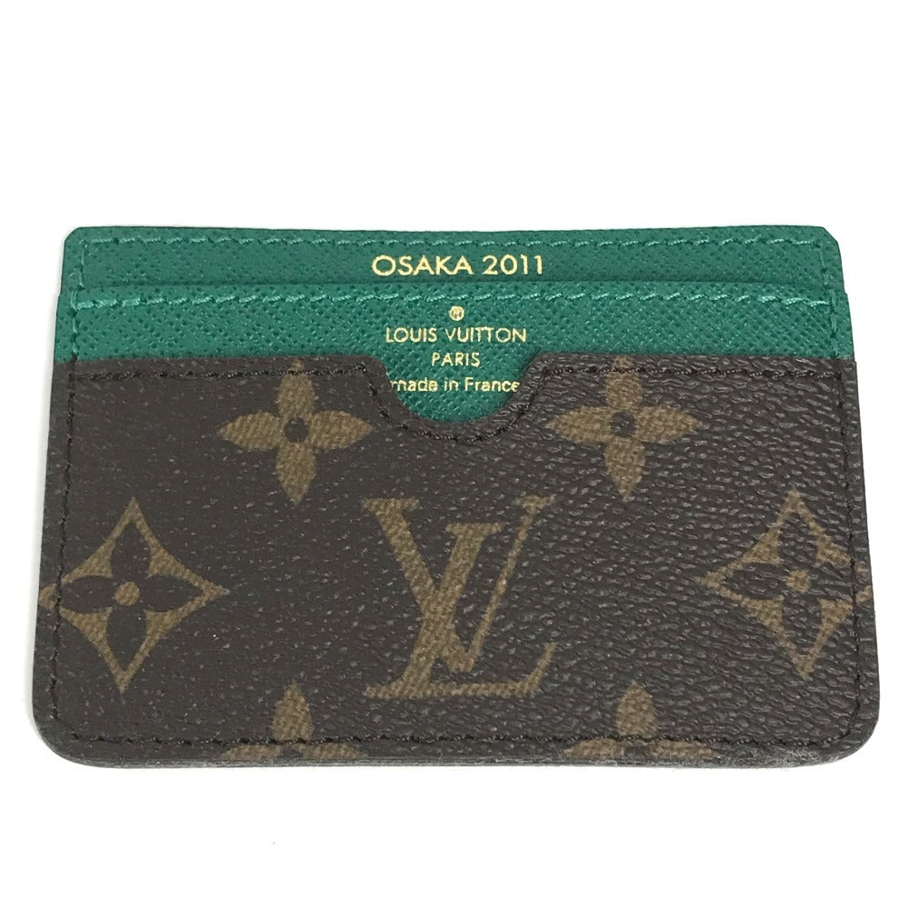 Louis Vuitton Shinsaibashi Renewal Commemoration holder Monogram Canvas Brown Wallet Case