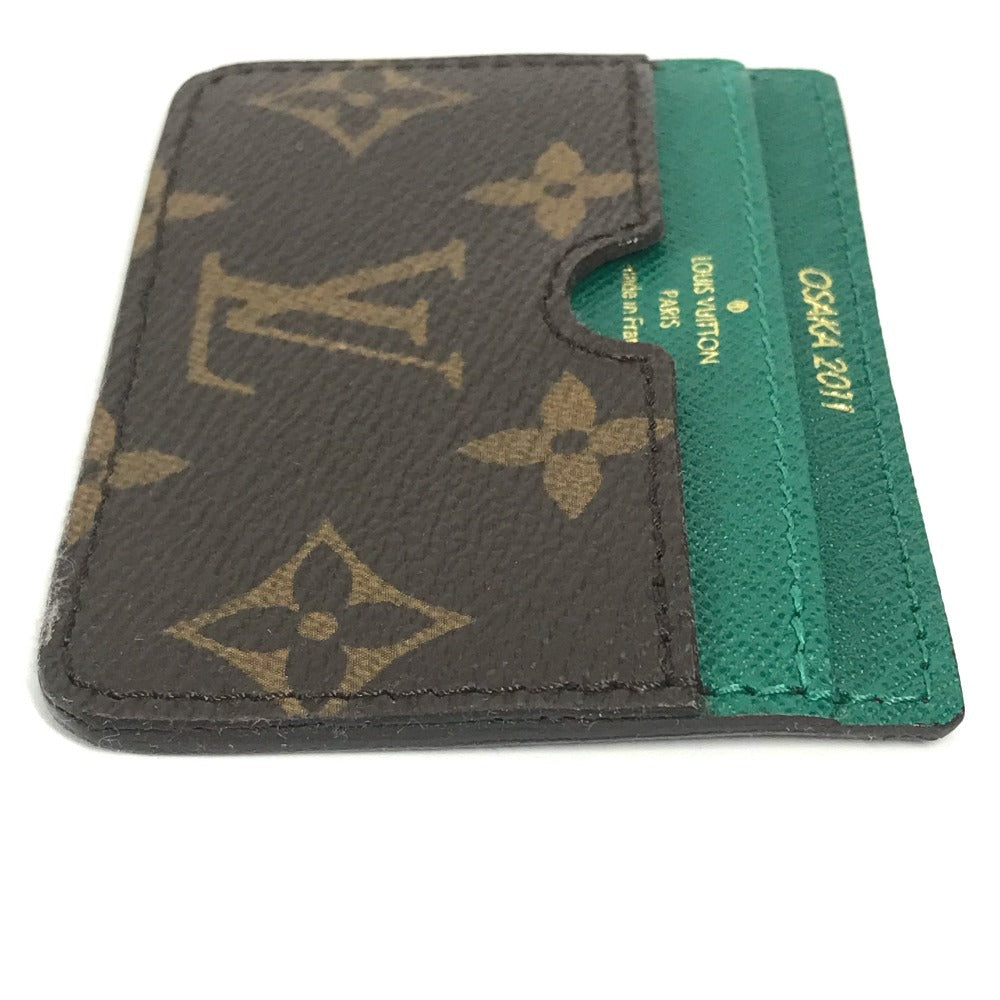 Louis Vuitton Shinsaibashi Renewal Commemoration holder Monogram Canvas Brown Wallet Case